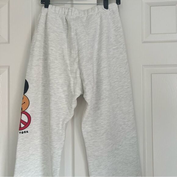madhappy New York Exclusive Unisex Straight Leg Fleece Sweatpant Ash Medium NEW - Picture 5 of 8